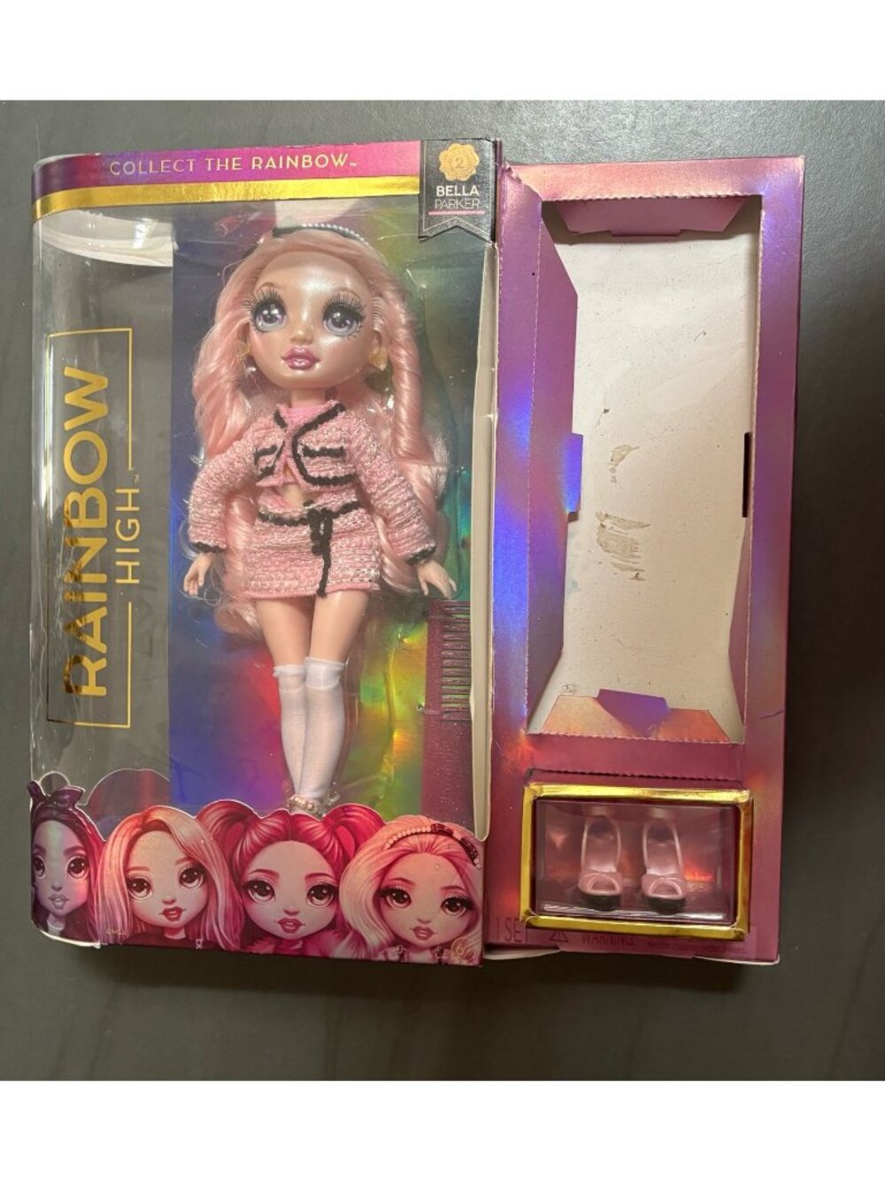 NEW! Rainbow High Series 2 BELLA Parker Pink Fashion Doll READ